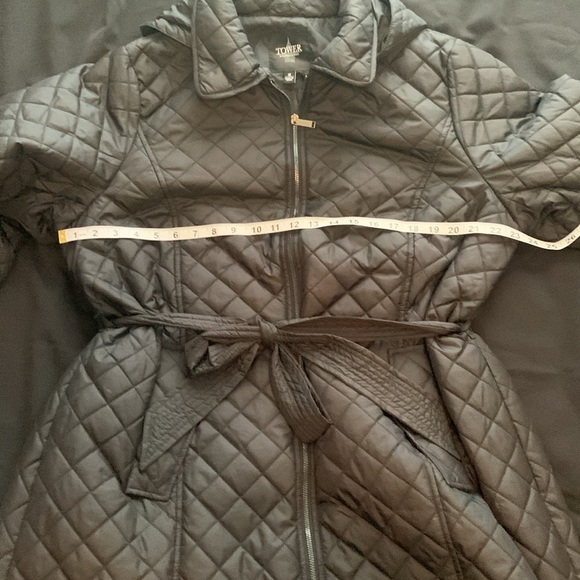 Tower By London Fog Belted Jacket - Picture 5 of 7